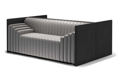 茶餐廳文化縮影 匠心打造的特色扶手真皮軟包卡座沙發(fā)